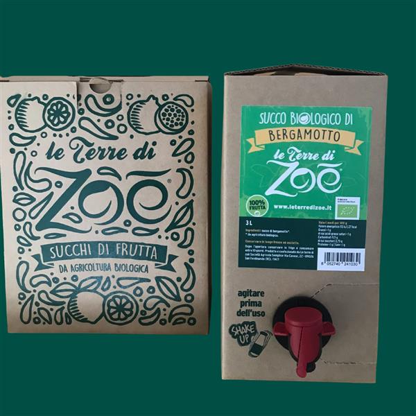 Succo Bergamotto biologico di Calabria 100% formato Bag in Box 3L - per Horeca
